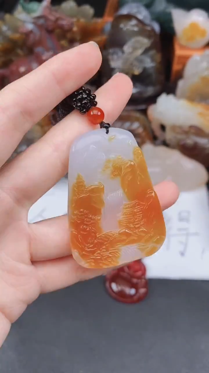 未镶嵌颈饰玛瑙/玉髓AA