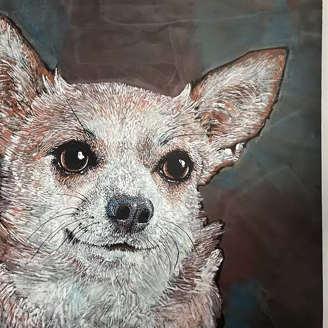 贾昌晶老师（动物）3平尺绘画作品