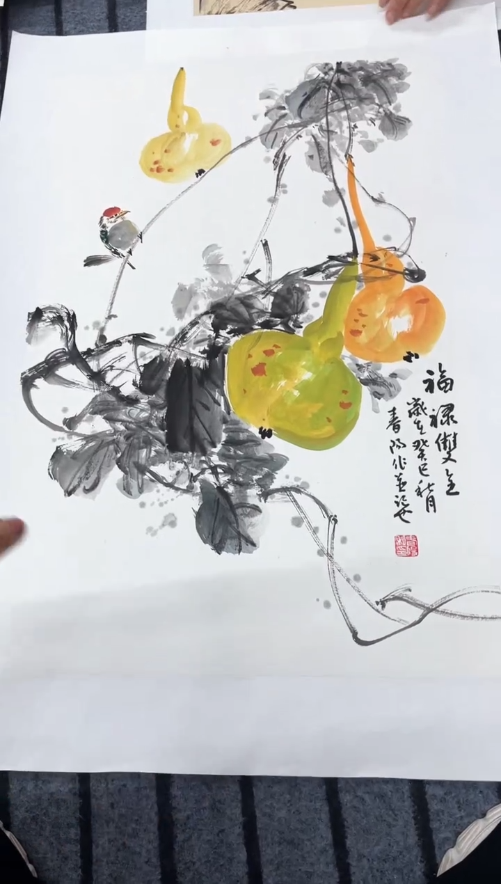 精品国画花鸟作品