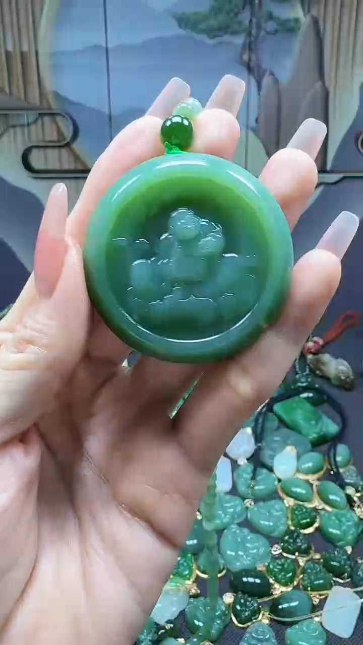 【闪购商品】和田玉挂件未镶嵌1