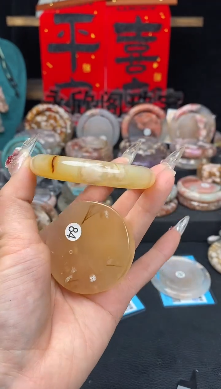 【闪购商品】石英质玉手镯（圆镯）未镶嵌53