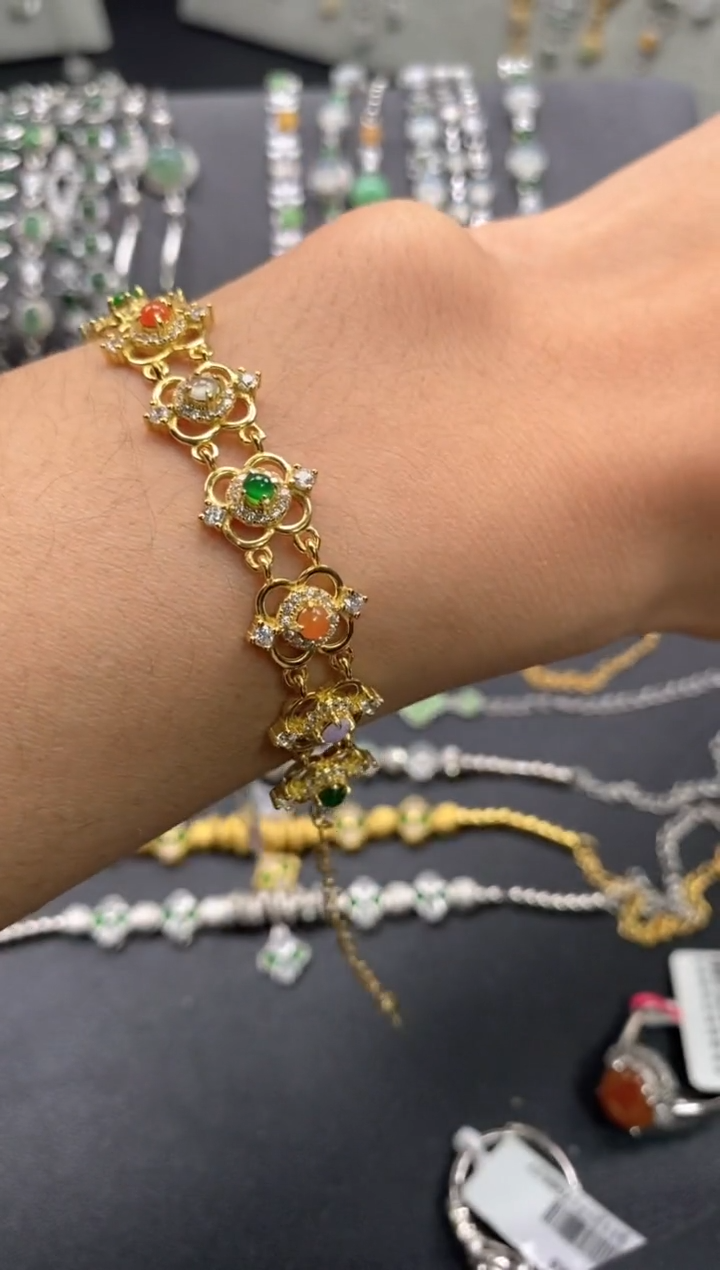 【闪购商品】翡翠戒指银S925镶嵌111111--1