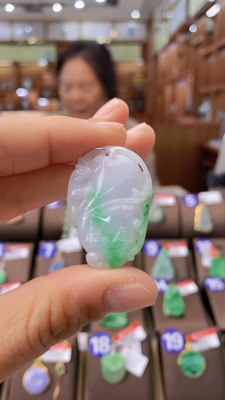 【闪购商品】翡翠颈饰未镶嵌花件