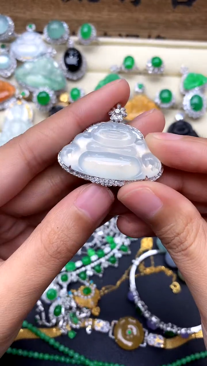 【闪购商品】翡翠颈饰18K金镶嵌162-中国好珍宝