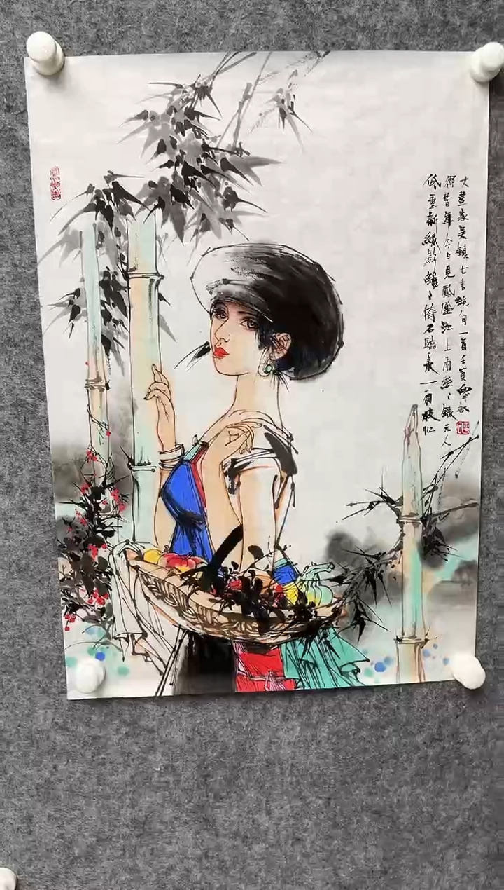 【闪购商品】绘画刘向平-3平尺-国画作品