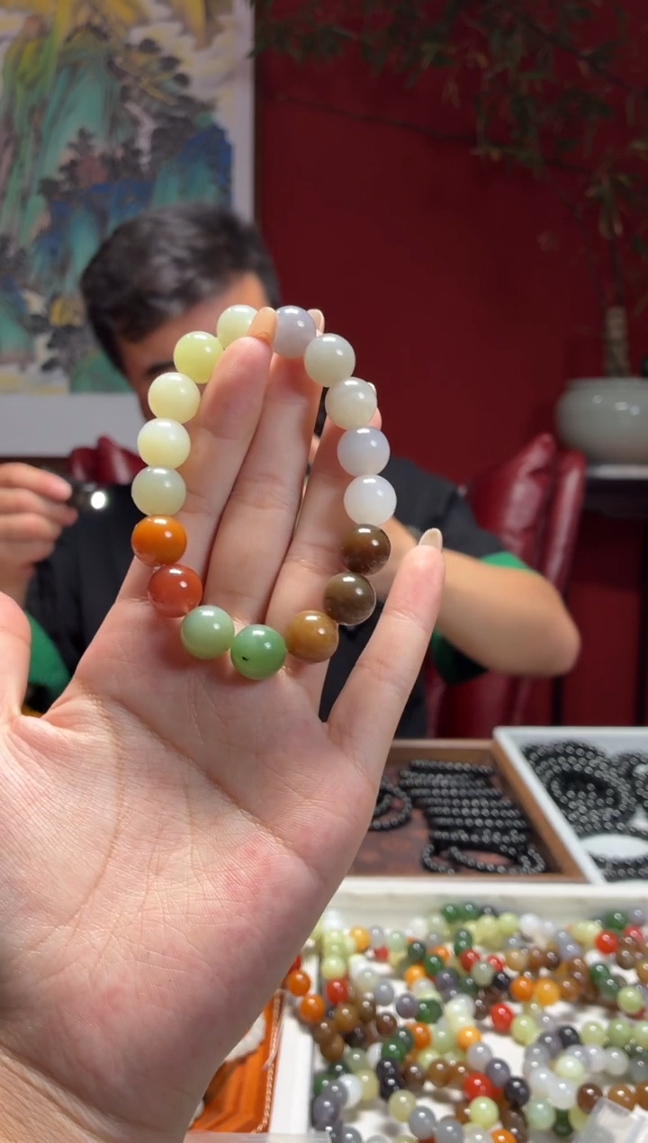 未镶嵌手串和田玉12圆