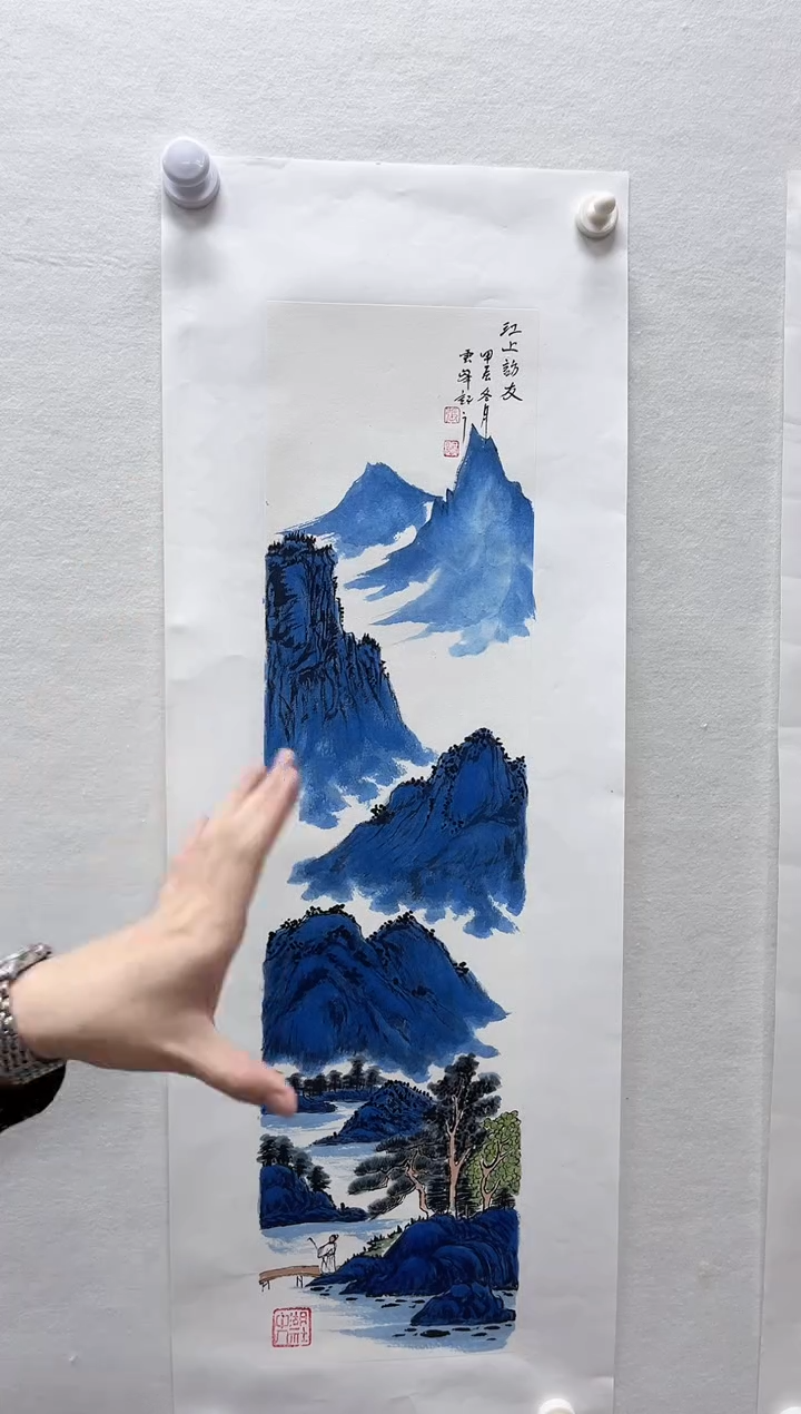 【闪购商品】国画绘画湖社-张广恩-山水
