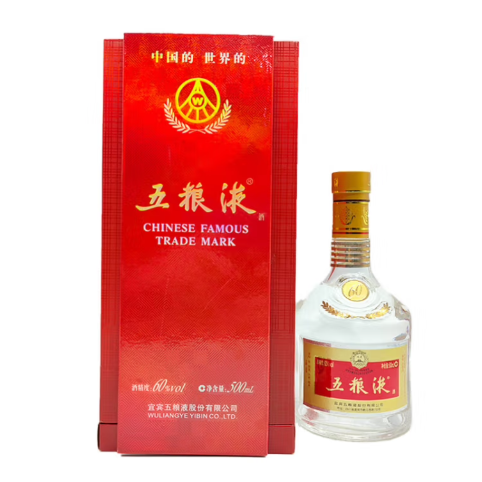 五粮液2009年60度五粮液浓香型白酒60度500ml*1瓶