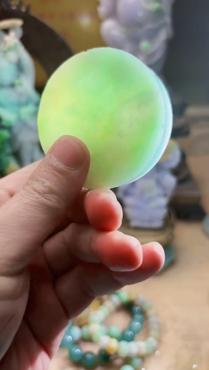 未镶嵌挂件翡翠A货张麦9504