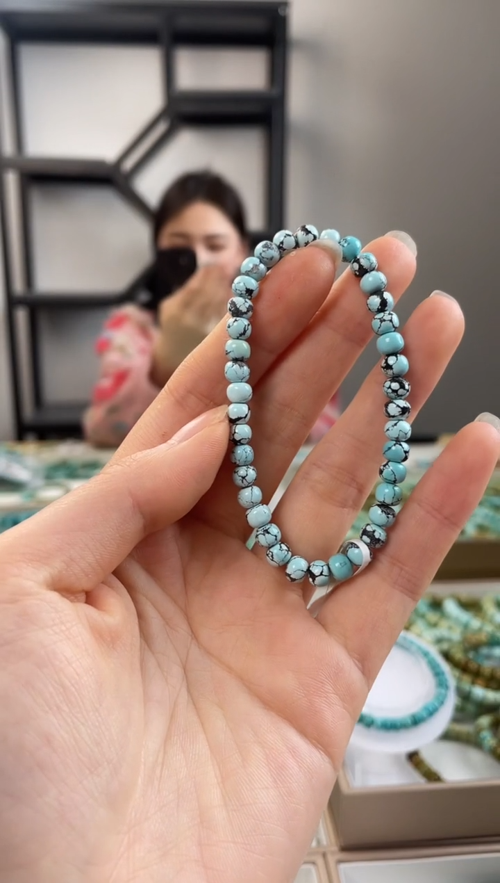 【闪购商品】绿松石珠宝奇石未镶嵌5.7+mm