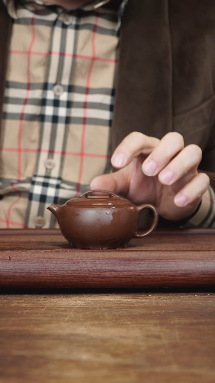 【闪购商品】紫砂茶壶140ml 衡云  老紫泥