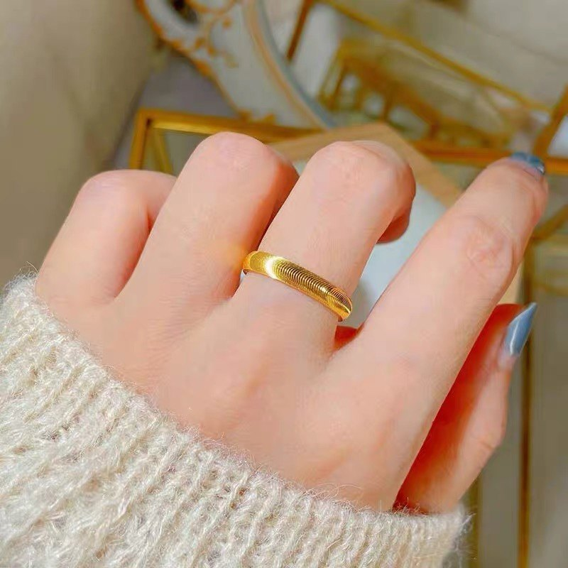 足银戒指 【黄色猫眼活口戒指】一个