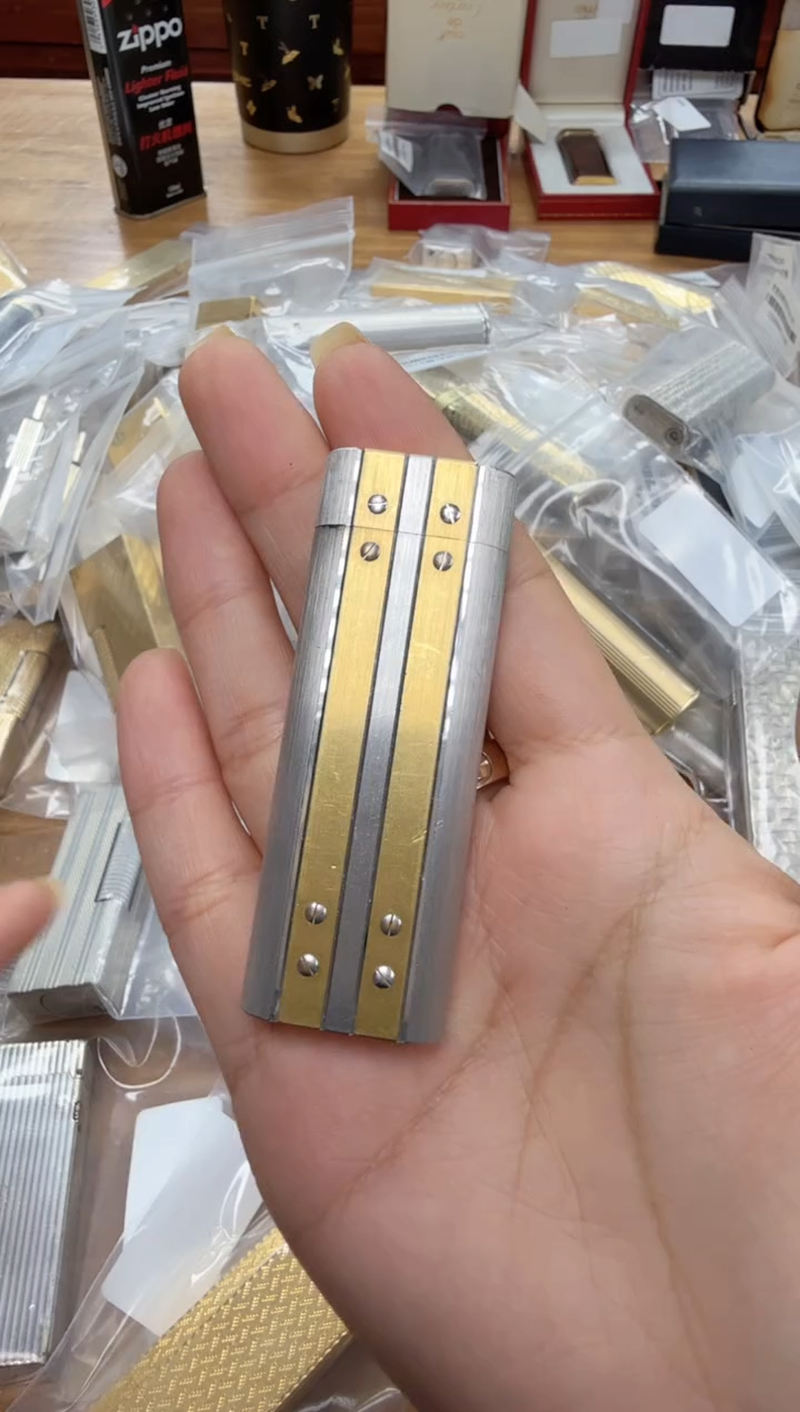 纯铜07 k家银色间金山度士