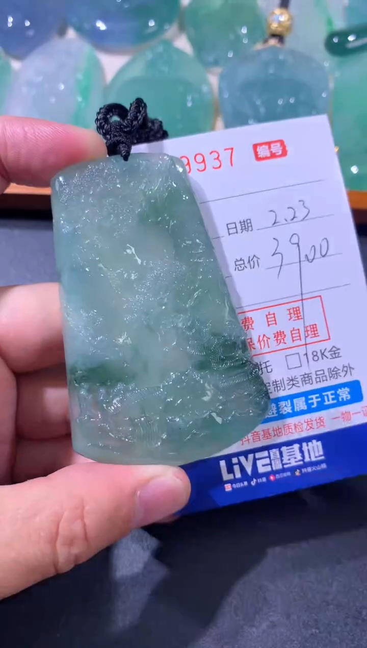 【闪购商品】翡翠颈饰未镶嵌天然A货翡翠