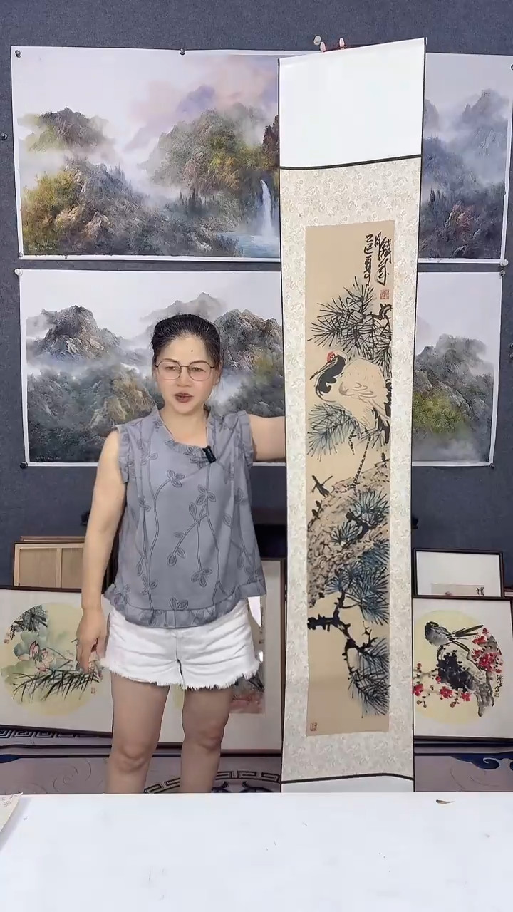 国画175*32吴铁成作品