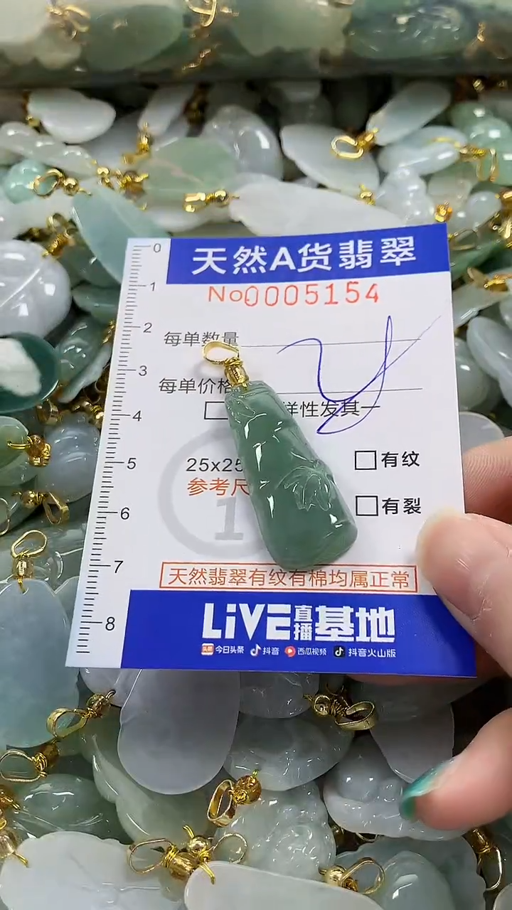颈饰未镶嵌翡翠纯天然货翡翠