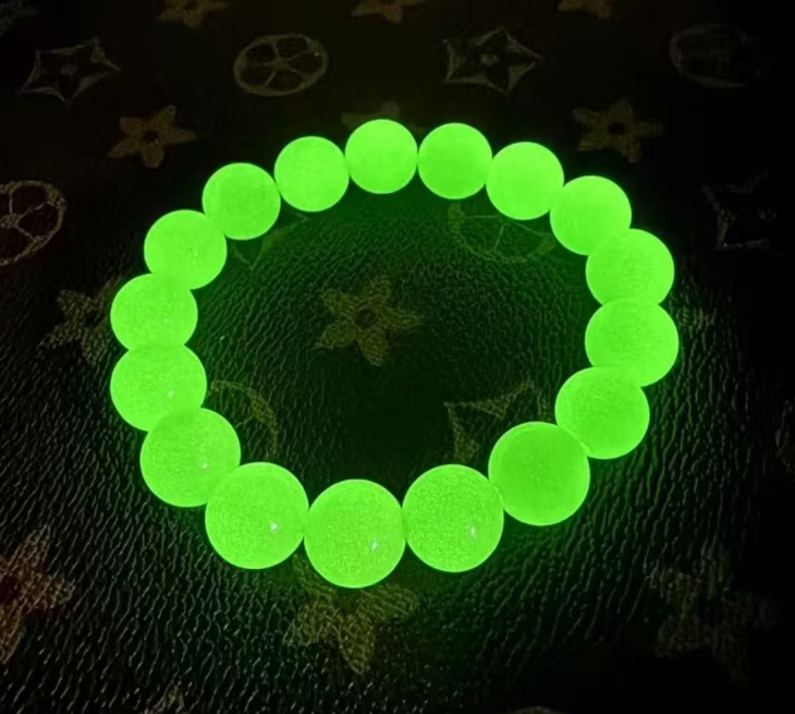 饰品夜光石珠串    