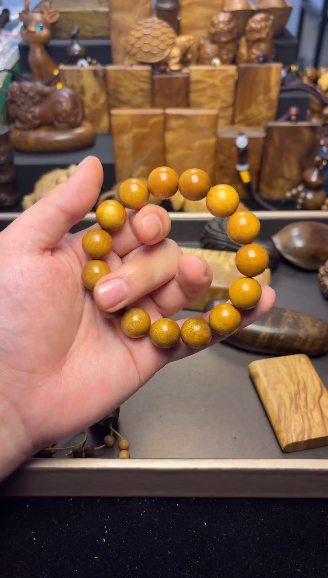 【闪购商品】楠木（金丝楠）其他1.5帝王黄手串18