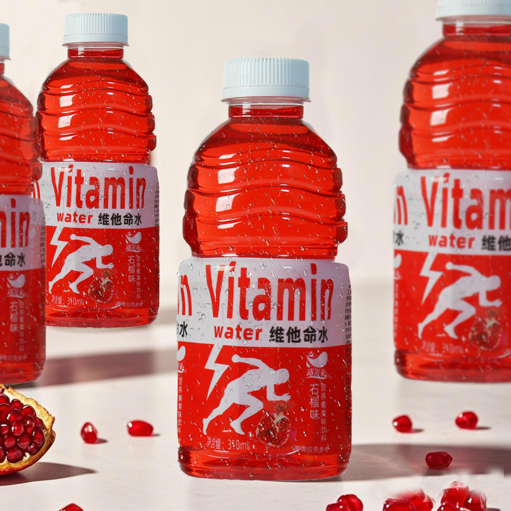 石榴汁维他命水饮料解暑310ml一整箱果味清爽批发便携装补水