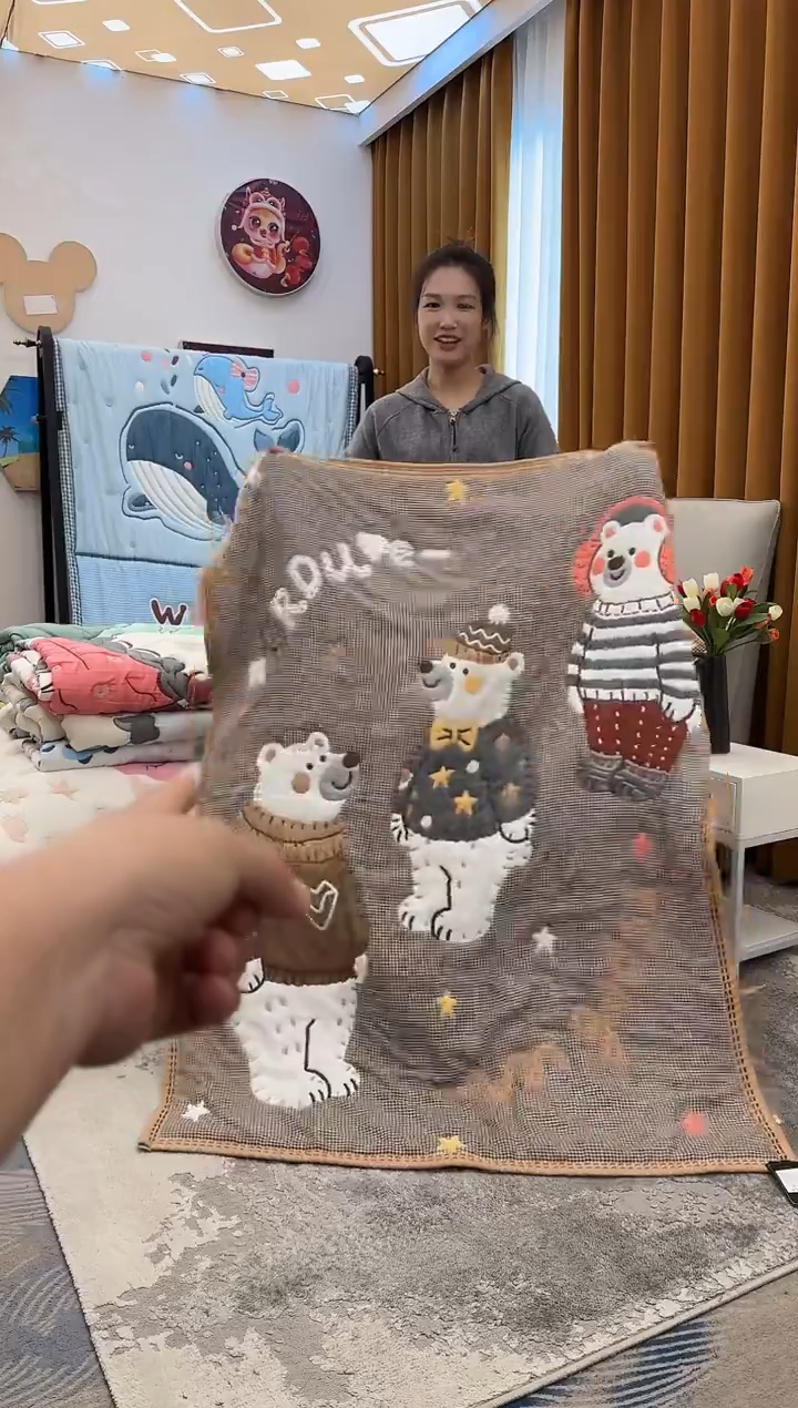 棉花三只熊-120x150