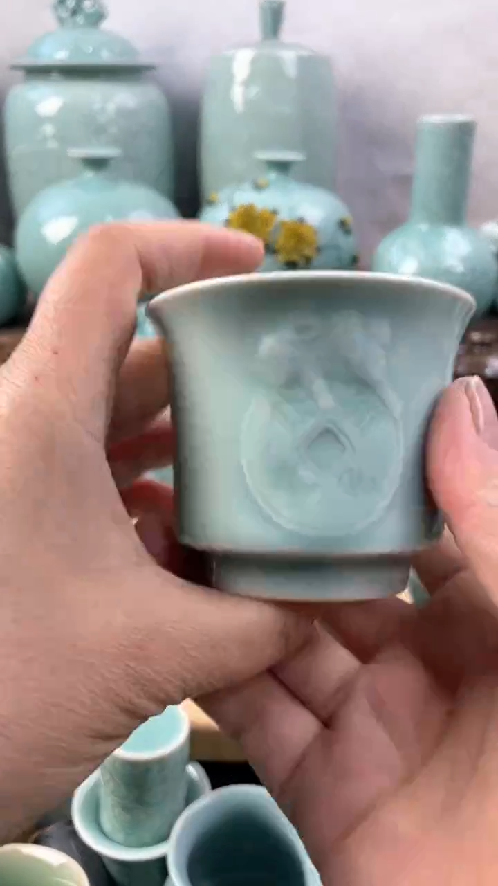 【闪购商品】特价 微瑕 慧仙青瓷