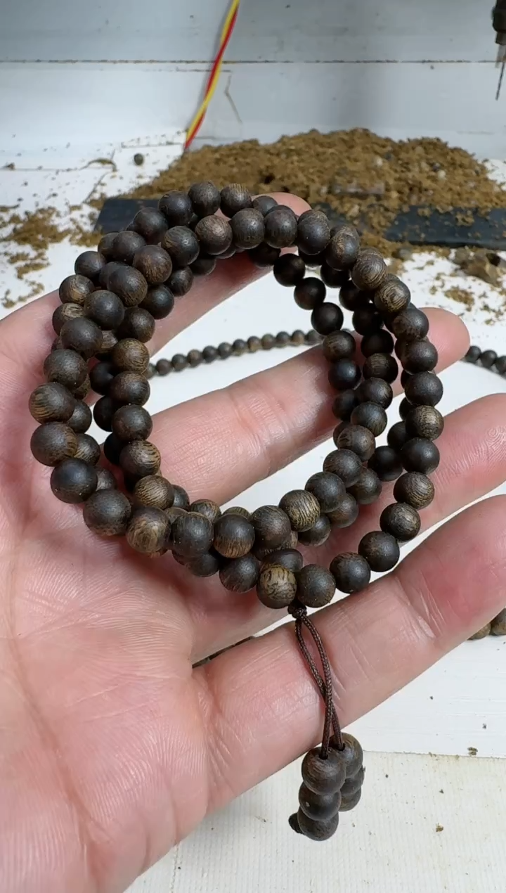 【闪购商品】沉香手串乌身0.6规格多圈16克