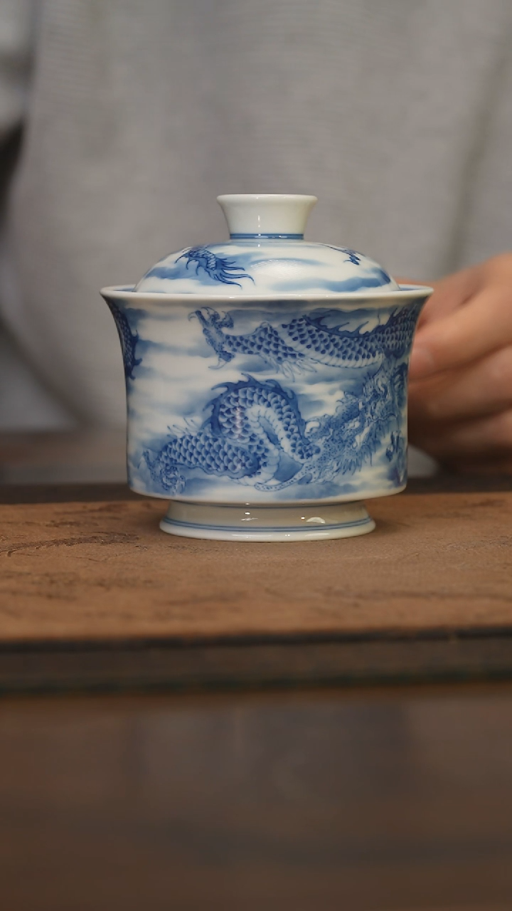 杯柴窑青花破价福利