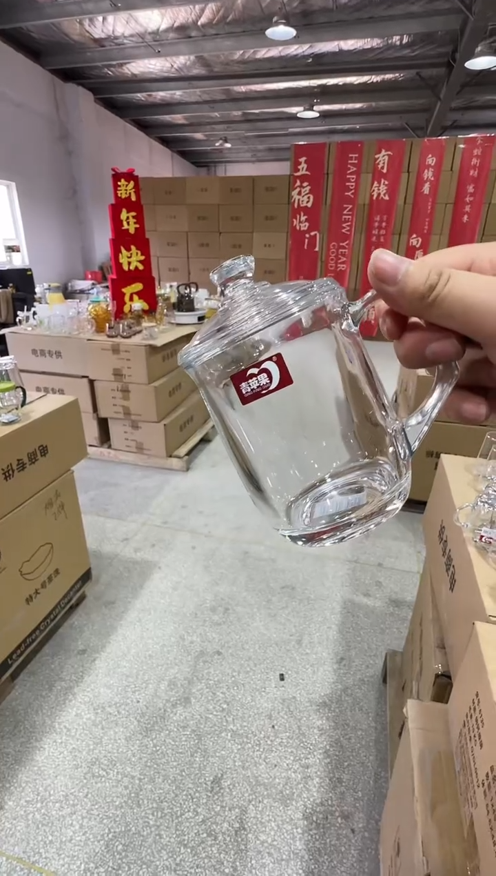【闪购商品】水晶玻璃盖子款青苹果闪购价
