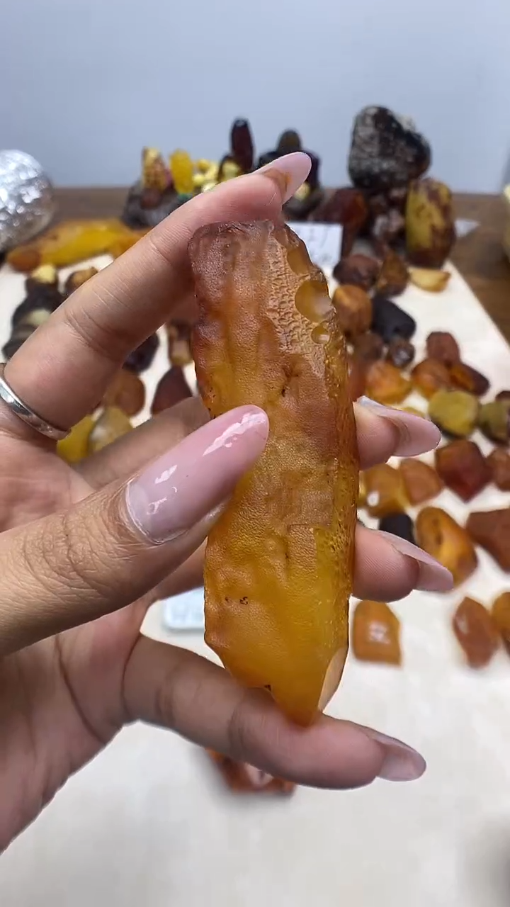 定制琥珀天然琥珀蜜蜡原石18.9g