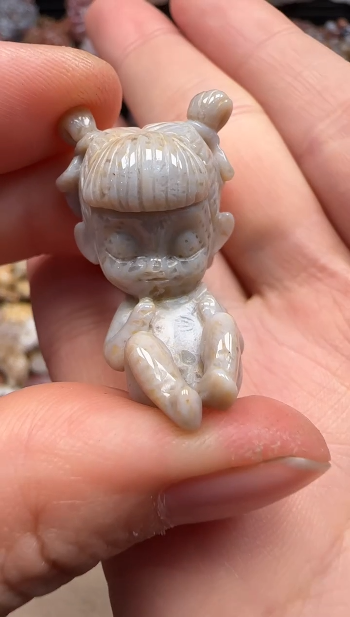 【闪购商品】硅化珊瑚（珊瑚玉）颈饰未镶嵌534