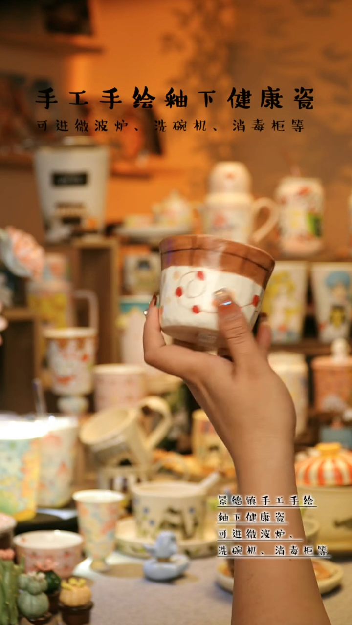 【闪购商品】杯景德镇高温釉下彩&A560