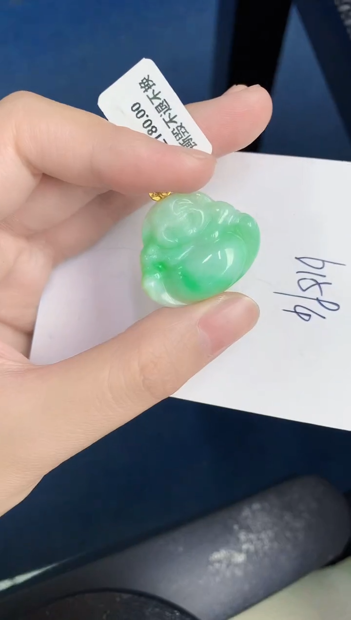 【闪购商品】翡翠颈饰18K金镶嵌0000000000