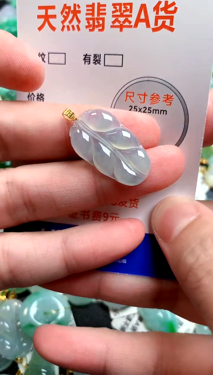 颈饰18K金镶嵌翡翠0483221711