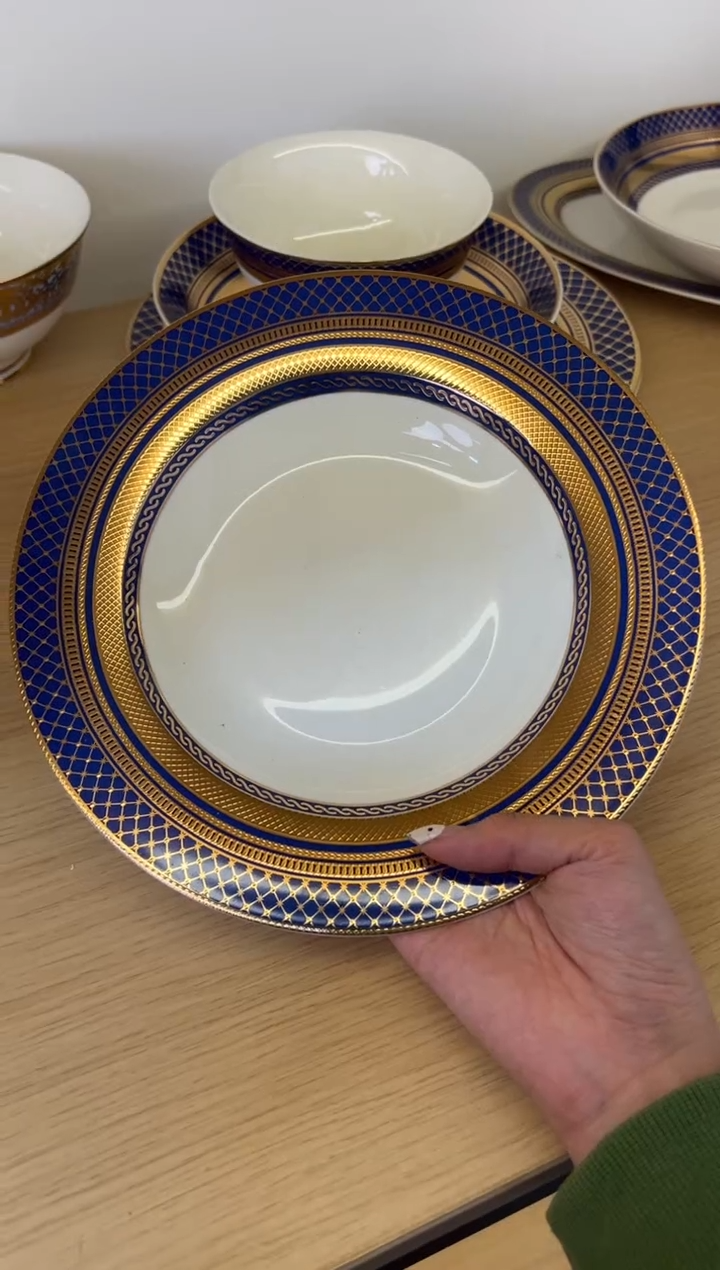 瓷片9寸草帽盘2个一单