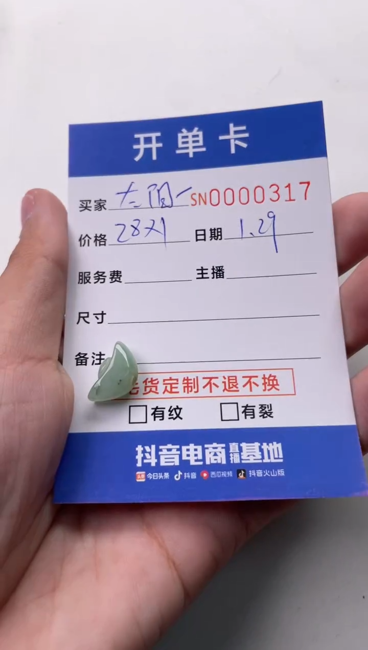 【闪购商品】翡翠颈饰未镶嵌00000317