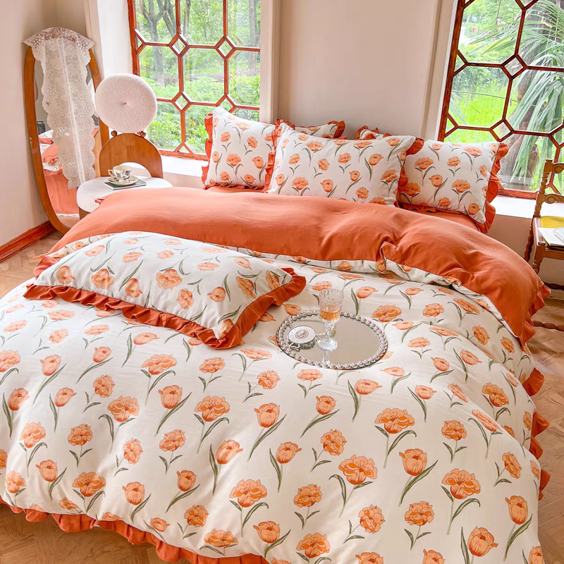 【大满】--2025新款加厚双人被罩轻奢印花亲肤