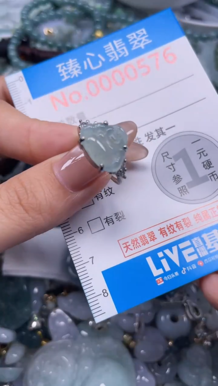 颈饰未镶嵌翡翠576