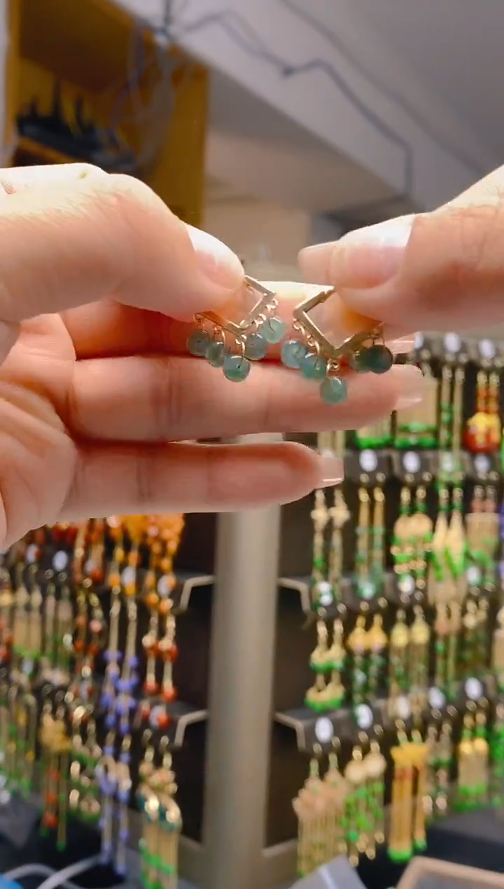 【闪购商品】翡翠耳饰合金399翡翠耳包