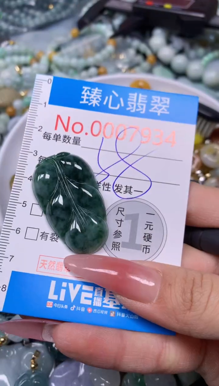 【闪购商品】翡翠颈饰未镶嵌含绳0007934