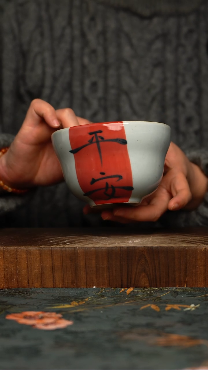 瓷片釉下彩手工手绘同款