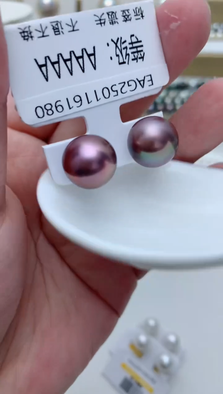 【闪购商品】淡水珍珠耳饰银S925镶嵌w49