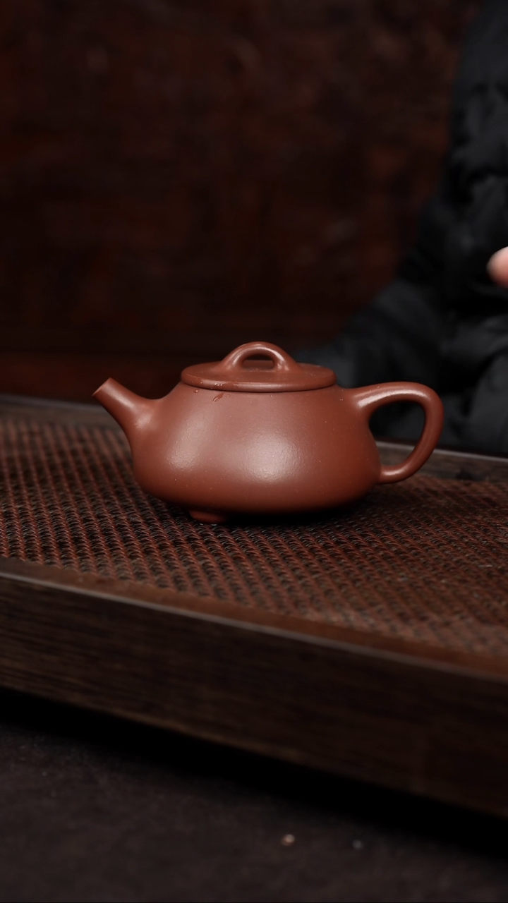 【闪购商品】紫砂茶壶底槽清平盖石瓢