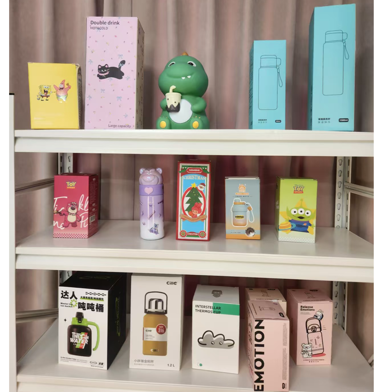 高端品牌库存尾货保温杯特价促销