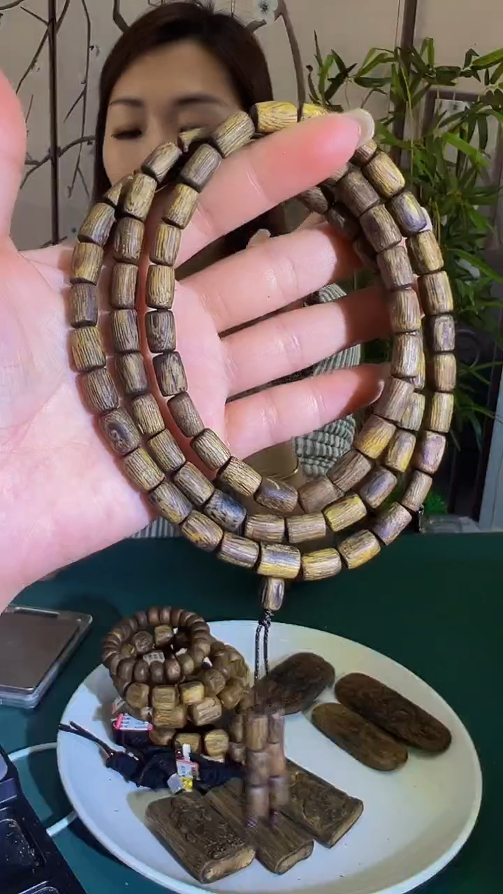 【闪购商品】沉香手串树心油九九沉多圈