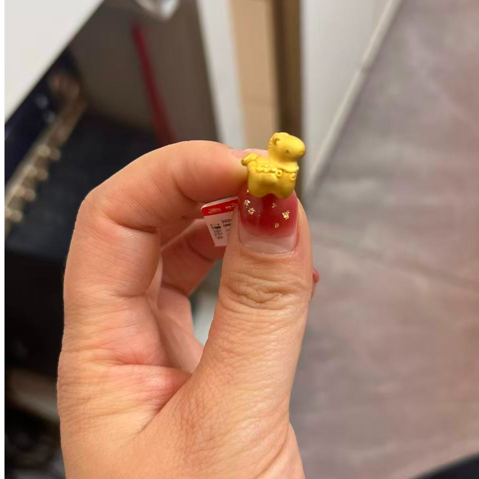 足金小马配件  非质量问题不退不换 （±0.01）