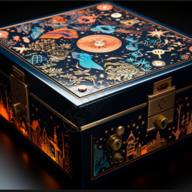 以主播讲解为准 饰品盒LB-8001G/don