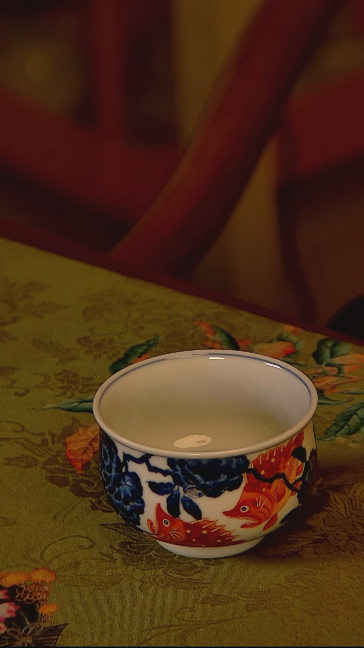 杯手工手绘杯杯很美丽