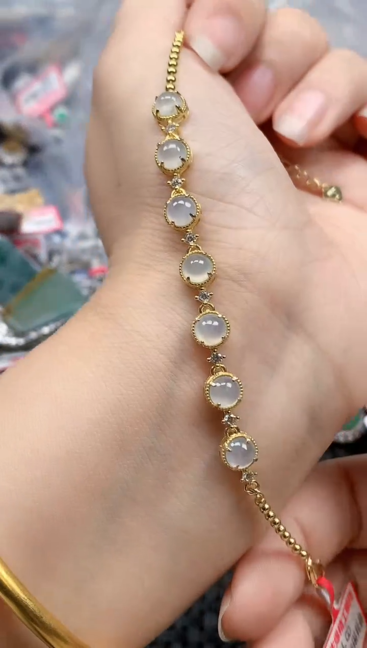 银S925镶嵌戒指翡翠天然A货缅甸翡翠