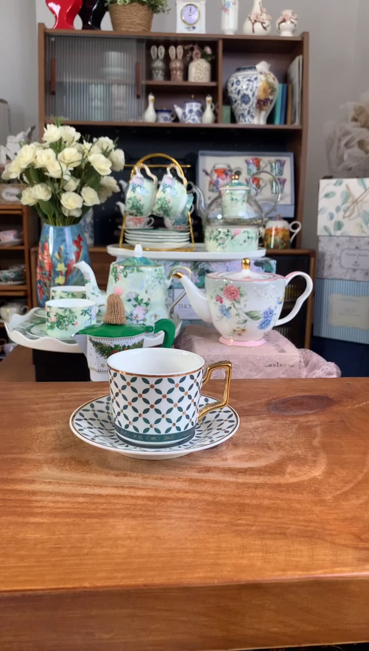 陶瓷【限时福利】咖啡小屋杯碟