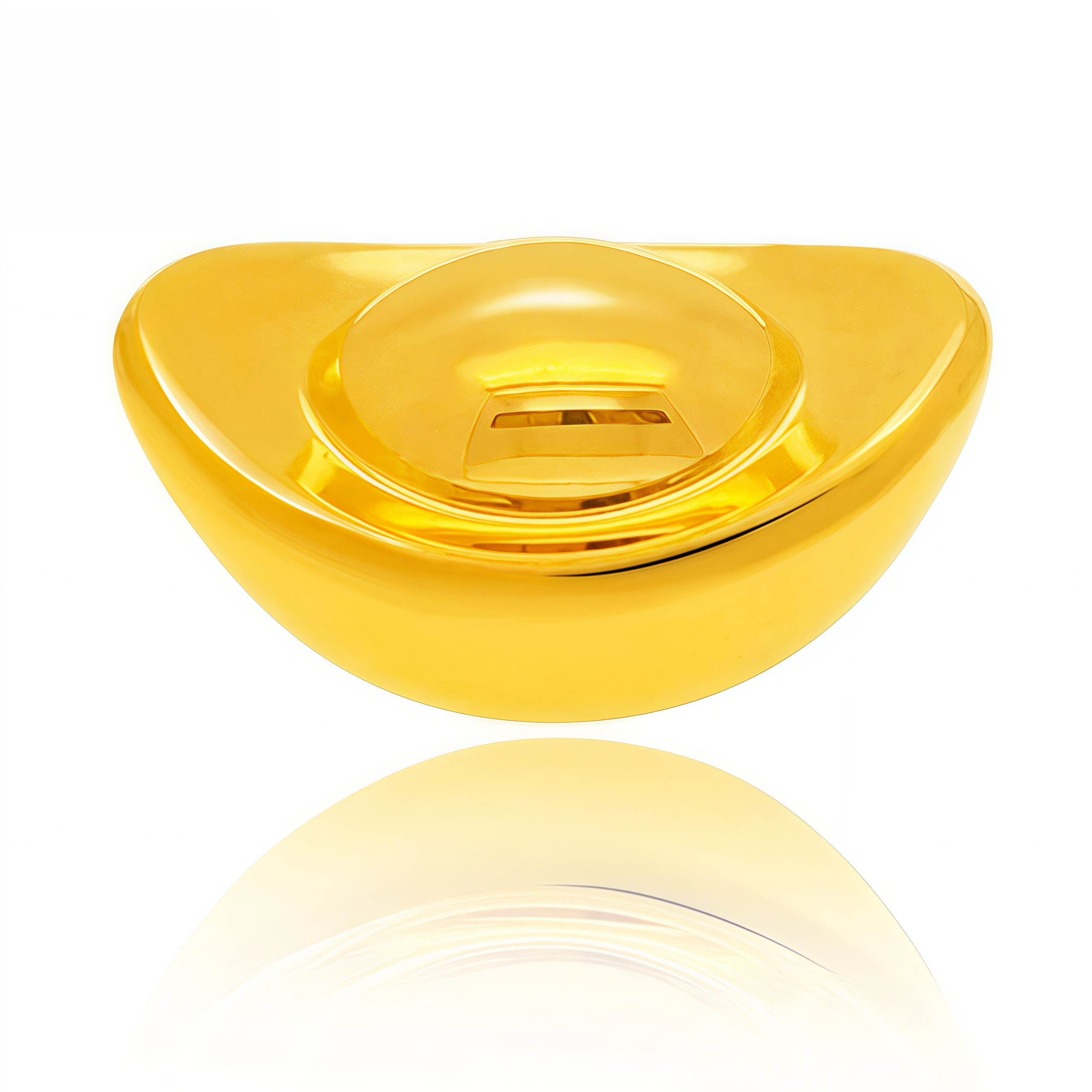 LOFOU老福爷|足金9999金元宝实心黄金珠宝投资金纪念光面1g小金豆